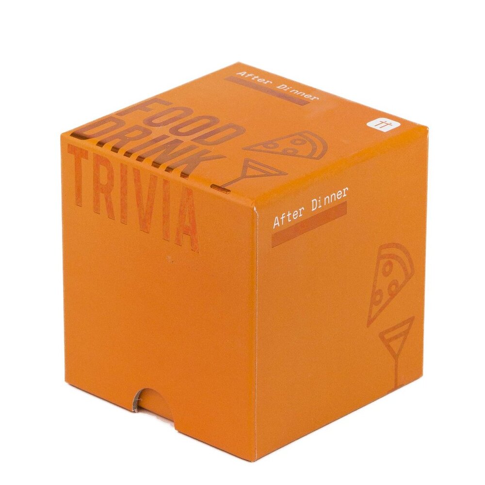 NIB- After Dinner Food & Drink Trivia Cards